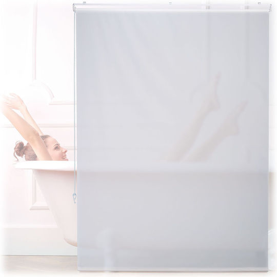 Relaxdays Κουρτίνα Ρολό White