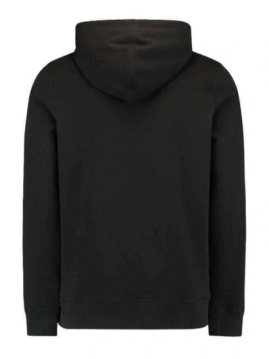 Men's Sweatshirt with Hood & Pockets Black