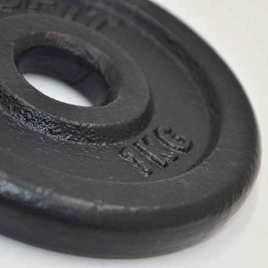 Sportop Set of Plates Metal 1 x 1kg Ø28mm