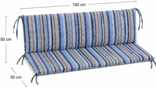Pucioasa Perna Pentru Leagăn De Grădină Albastră 50x150cm
