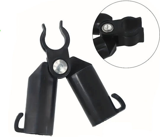 Set 10 Araci Conectori Pentru Grădină Zola Tip A 9 Mm Plastic Durabil Metal Negru