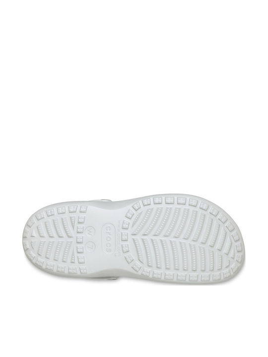Crocs Baya Platform Clog Γυναικεία Σαμπό Λευκά