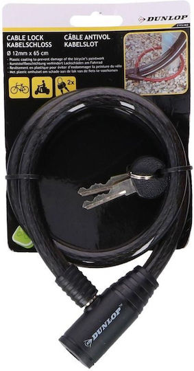 Dunlop Spiral Bicycle Lock Key 1.2x65cm