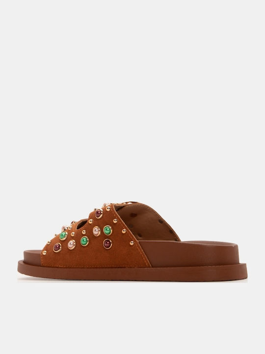 Γυναικεία Σανδάλια Flatforms Καφέ