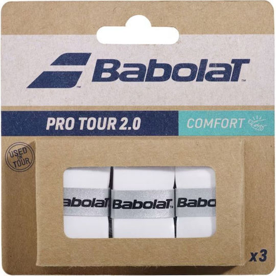 Babolat Pro Tour Overgrip Λευκό 1τμχ