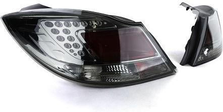 Lumini LED Faruri Spate Markate Fumuriu Opel Insignia 2008+