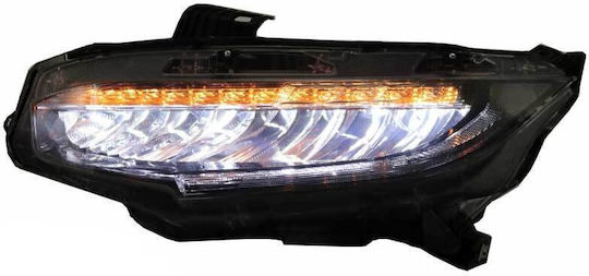 Φαναρια Full Led Honda Civic Mk10 Fcfk 2016+ Δυναμικη Ενδειξη Φλας Ledevo 2τμχ