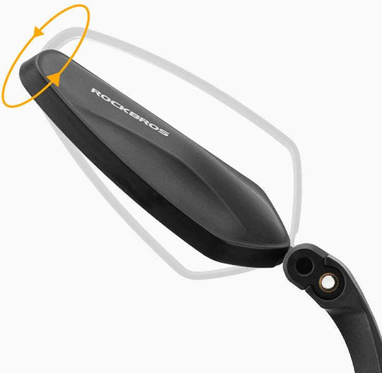 Rockbros 26210001003 Rearview Left Bicycle Mirror Black 5907769313936