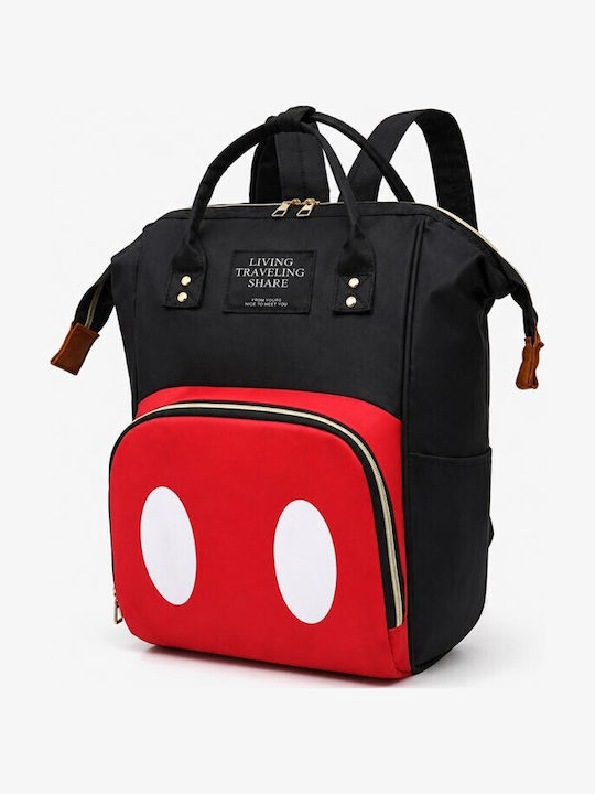 Kids Black Backpack 37x30x18cm