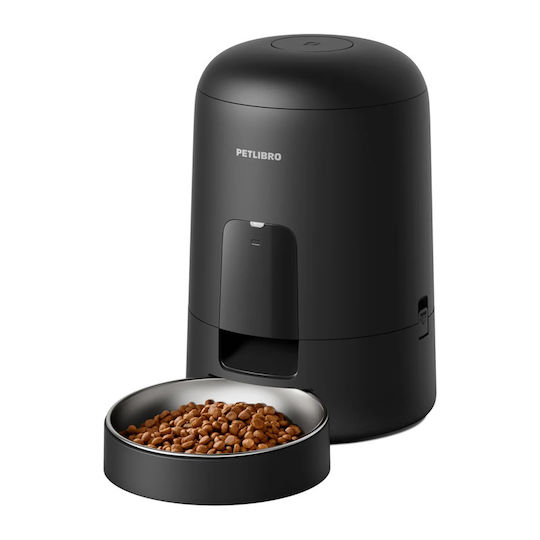 Petlibro Bol Automat Din Oțel Inoxidabil Pentru Câine Și Pisică 2lt 26.5cm În Culoare Neagră