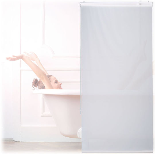 Relaxdays Κουρτίνα Ρολό Λευκή