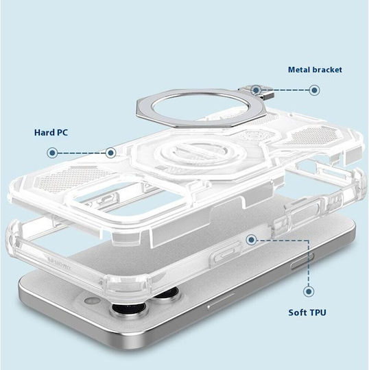Techsuit Carbon Shield Handyhülle Schwarz (Redmi Note 15 Pro 5G)