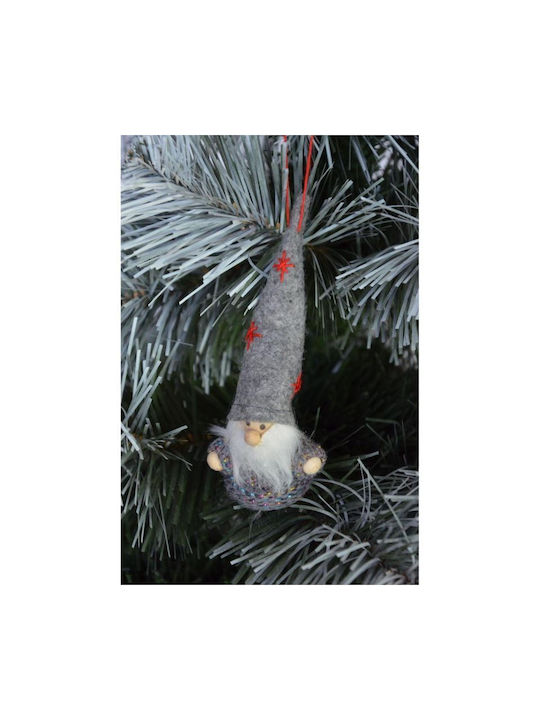 Grey Lephobe Bauble Pendant 11cm Gray Silver