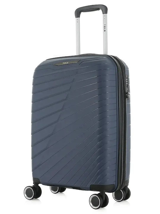 Travel Suitcase Medium Polypropylene 4 Wheels Height 68cm Rcm 585-68 Blue Travel Suitcase Medium Polypropylene 4 Wheels Height 68cm Rcm 585-68 Blue