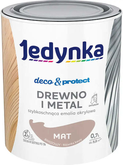 Email Acrilic Maro Matt Pentru Uscare Rapidă 700 Ml Jedynka