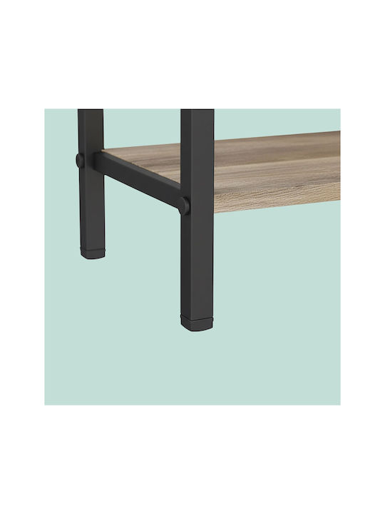 Relaxdays Relaxdays Badezimmerhaken & -halter 81,5x42cm Braune