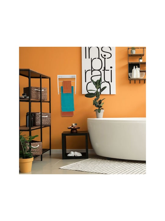 Relaxdays Suport Prosoape de Perete cu Șuruburi 40x38cm Inox Gri
