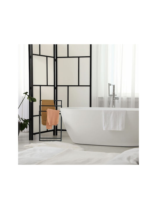 Relaxdays 82,5x46cm Inox Graue Badezimmerhaken & -halter