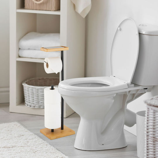 Relaxdays Suport De Hârtie Metalic Negru 4052025868413