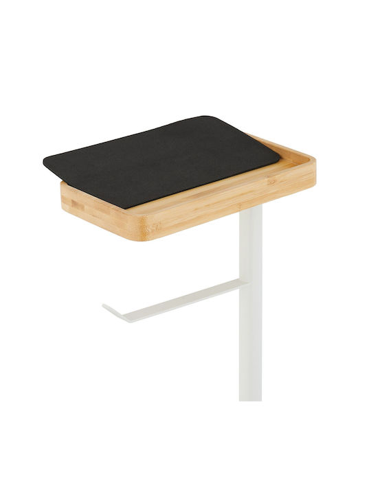 Relaxdays Metallic White Paper Holder 4052025868406