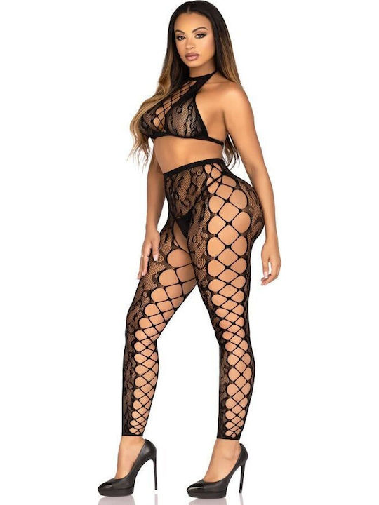 Leg Avenue Top Sexy Καλσόν Μαύρο