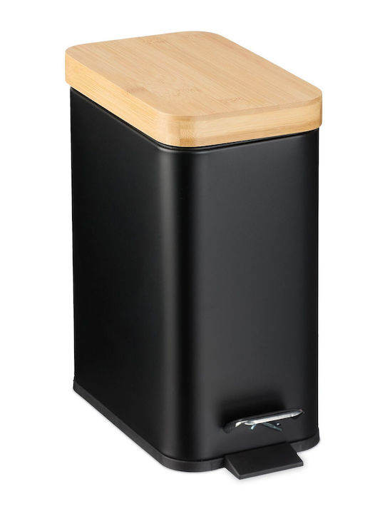 Relaxdays Coș De Baie Din Plastic 5l Negru