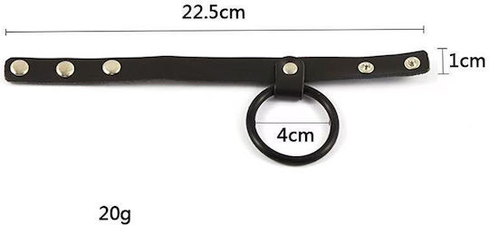 Ophelia's Dream Toys Adjustable Cock Ring Strap – Black 10jjh-001
