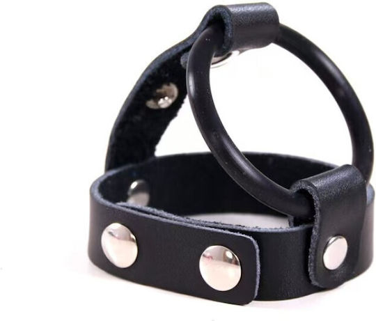 Ophelia's Dream Toys Adjustable Cock & Ball Strap Ring – Black 10jjh-006