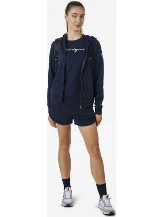 Γυναικείο Φούτερ με Κουκούλα Navy Blue