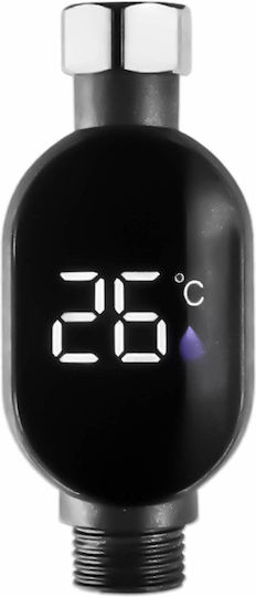 Digital Bath Thermometer Black
