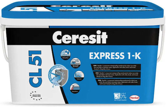 Flexible Waterproofing Bathrooms 5 Kg Ceresit Cl 51