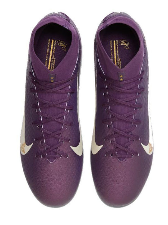 Nike Mercurial Superfly 10 Academy Football Shoes with Cleats Purple