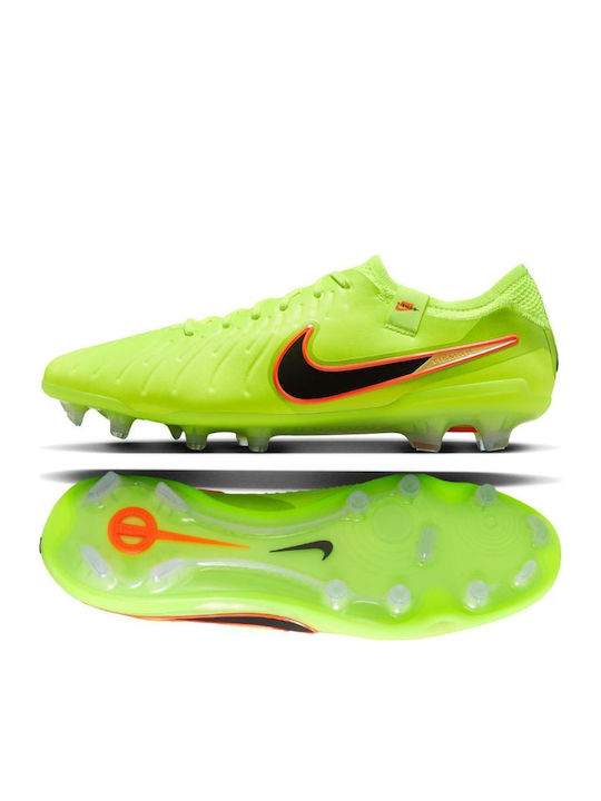 Nike Tiempo Legend 10 Elite Football Shoes with Cleats Green