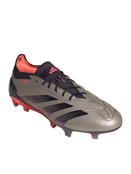 adidas Predator Elite Fußballschuhe mit Stollen Silber