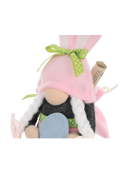 Saska Garden Weihnachtsfigur Aus Kunststoff Zwerge Rosa Höhe 20cm