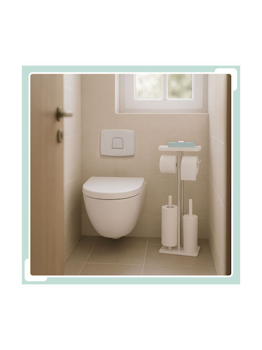 Relaxdays Relaxdays Badezimmerzubehör-Set Inox Schwarz