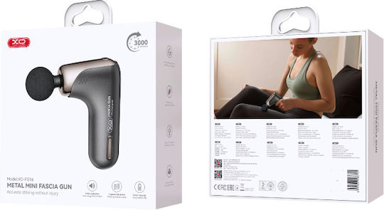 XO Massage Gun for Head with Vibration Gray