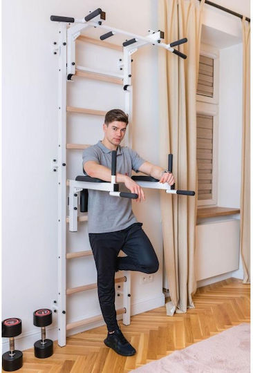 Gymnastic Ladder Adjustable Bar Handle Benchk 732w Black