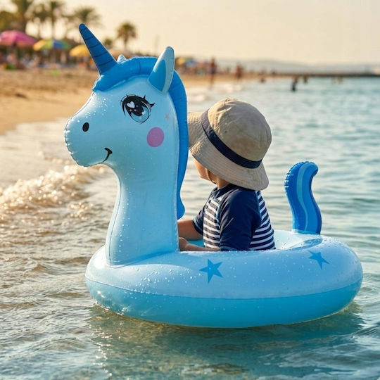 Jilong Kinder Schwimmringe Einhorn mit Durchmesser 70cm Blau