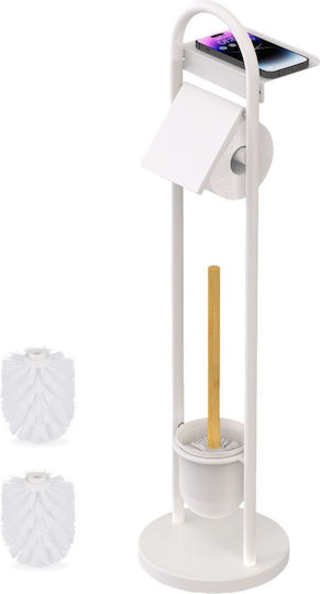 Relaxdays Metal White Bathroom Accessory Set Relaxdays Metal White Bathroom Accessory Set