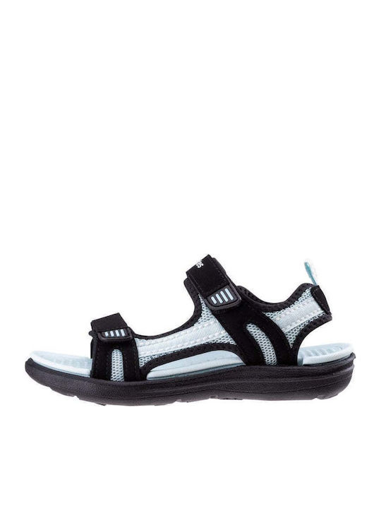 Damen Flache Sandalen Schwarz