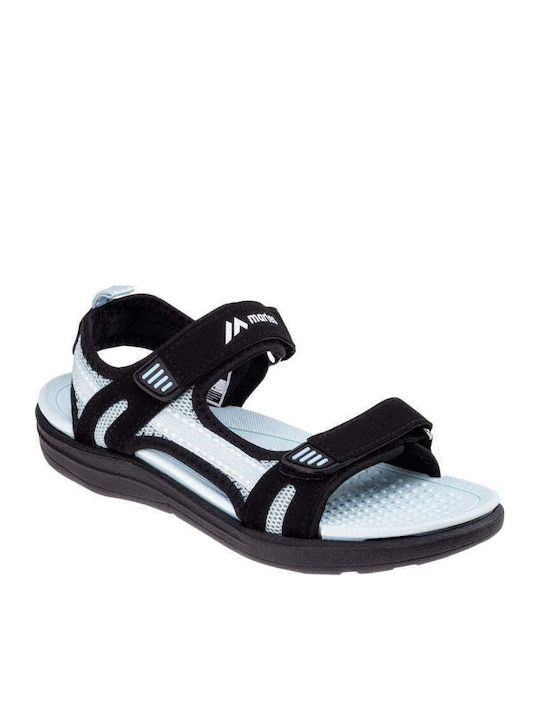 Damen Flache Sandalen Schwarz