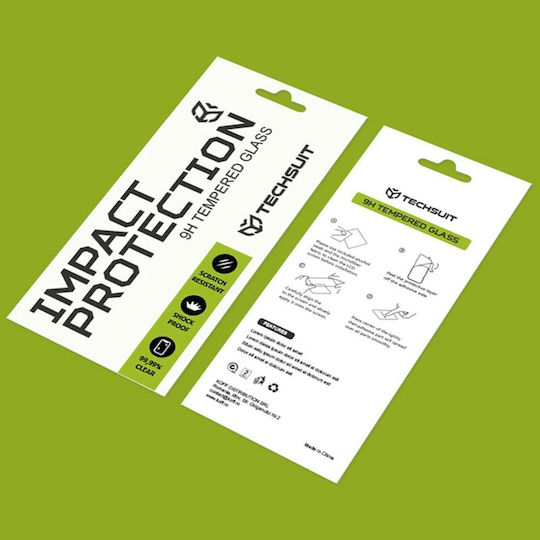 Techsuit Извит Екран 3D Full Glue Full Face Стъклен Протектор (Realme 16 Pro+)
