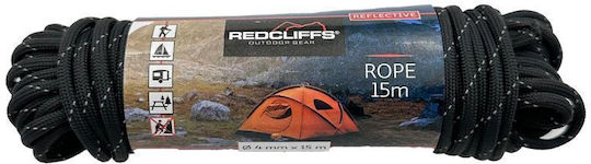 Redcliffs Σχοινί Διαμέτρου 50mm με Μήκος 1m Μαύρο