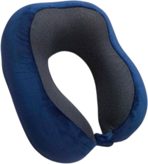 Ταξιδιού Μαξιλαράκι Ταξιδίου Memory Foam Μπλε