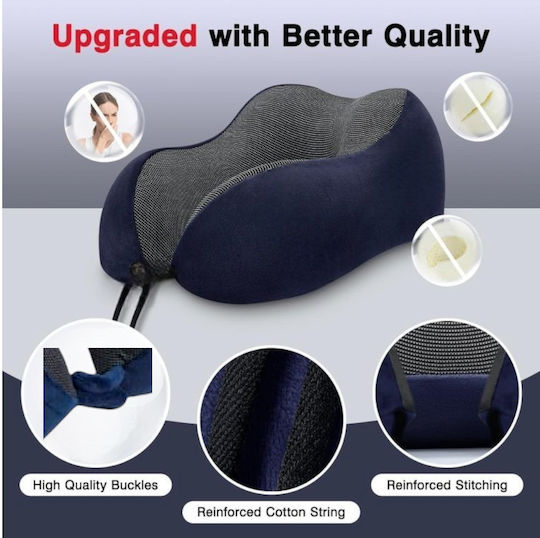 Travel Travel Pillow Memory Foam Gray