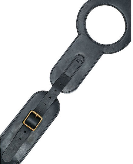 Tripmachine Curea Din Piele Pentru Rezervor Motocicletă Royal Enfield Super Meteor 650 Neagră Tank Strap Black