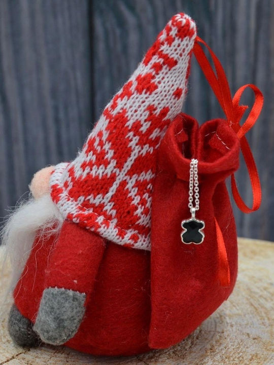 Decorative Red Plastic Christmas Santa 15cm