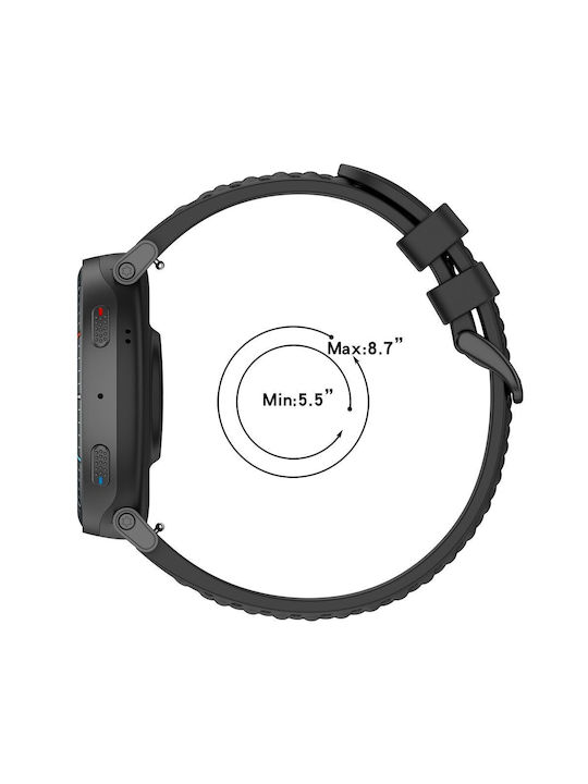 Techsuit W083 Silikonarmband Rosa (Universelles Uhrenarmband 22mm)