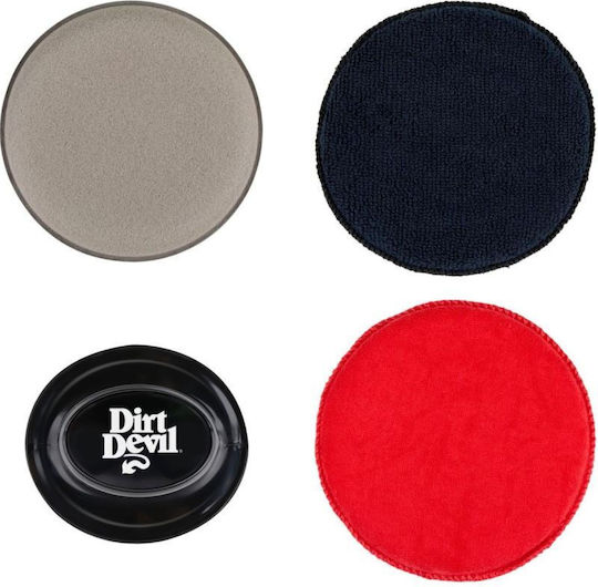 Set Aus Polierschwämmen 3 Stück 12,5 cm Dirt Devil Schwarz